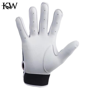 ถุงมือเบสบอลหนังแท้พิมพ์โลโก้ได้ คุณภาพพรีเมียม สำหรับนักกีฬา ระบายอากาศได้ดี กันน้ำ  แบบนิ้วแยก - Product Image 3