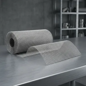 Aluminum Ventilation Mesh Aluminum Facade Mesh Aluminum Ceiling Mesh Aluminum Security Mesh HVAC Aluminum Mesh Air Filter - Product Image 1