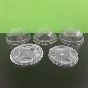 Couvercles en plastique PET/PP jetables à bas prix, fournis directement par l'usine, diamètre 90/93/98/120 mm, couvercles plats ou en dôme pour gobelets en plastique, transparents - Product Image 4