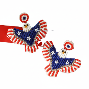 Bordado de Cuentas de Alta Calidad con Diseño de Águila Hecho a Mano, Moderno, Personalizable para Bodas, Ligero, Clásico, de Algodón con Cuentas - Product Image 1