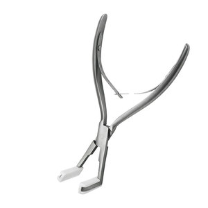 Pinzas para Extensiones de Cabello de Acero Inoxidable con Puntas de Nailon, Herramienta para Extensiones de Cabello con Micro Anillos, Pinza Profesional de Agarre Fuerte para Extensiones de Cabello - Product Image 3