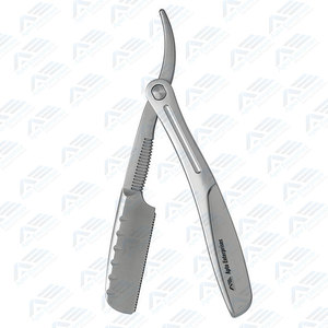 Gran oferta, herramientas de belleza con logotipo personalizado, maquinilla de afeitar recta profesional de acero inoxidable para afeitado y aseo - Product Image 5
