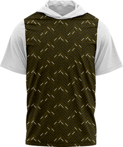 Oem Personalized Breathable Quick Dry Eco-Friendly Digital Print Half Sleeves <b>Men's</b> Hoodie Shirt Team Training Uniform Warm - Product Image 2