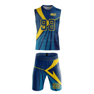 Vêtements de sport 100 % polyester, uniforme 7 contre 7 personnalisé, uniforme 7 contre 7 très vendu, uniforme 7 contre 7 en stock - Product Image 2