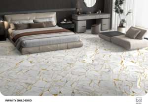 Dalle en porcelaine Titan Glow Gloss 600x1200mm 60x120cm 24x48 pouces, élégante, haute brillance, carrelage décoratif - Product Image 4