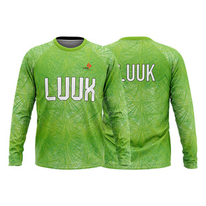 Pull de sport personnalisé pour homme, anti-bactérien, respirant, à manches longues, coupe classique, col rond, 100% polyester, vêtement de compression - Product Image 1