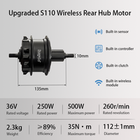 Kit de vélo électrique Keyde S110 avec moteur arrière 36V pour pièces de vélo électrique
