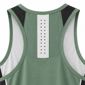 Camiseta sin Mangas Ligera de Alta Calidad para Hombre, Tejida, Transpirable, Informal, de Poliéster/Algodón, de Secado Rápido, para Fitness al Aire Libre - Product Image 6