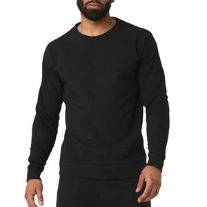 เสื้อฮู้ดน้ำหนักเบาทรงหลวมสำหรับผู้ชาย ผ้าเฟรนช์เทอร์รี่ คอกลม ดีไซน์แฟชั่นใหม่สุดฮิต เสื้อสเวตเชิ้ตผ้าเฟรนช์เทอร์รี่สำหรับผู้ชาย - Product Image 3