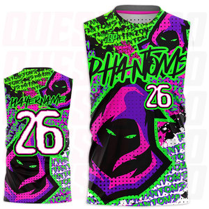 <b>Compression</b> 7v7 Custom Flag Football Jerseys Sublimation Fully Customize Any Logo Name Color 7v7 Sports Football Jersey - Product Image 1