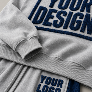 Conjunto de Sudadera con Capucha y Pantalones Deportivos con Logotipo Personalizado, Estampado Puff, Etiqueta Privada OEM, Cintura Elástica con Cordón, Forro Polar Térmico - Product Image 6