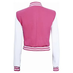 Chaqueta Deportiva Estilo Universitario para Equipos de Fútbol Femenino, Personalizable, Chaqueta Atlética para Mujer y Chaqueta Deportiva Moderna - Product Image 5