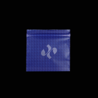 Venta al por mayor Frosted Load Calcetines Gafas Ropa Cremallera Bolsas Azul Biodegradable PLA Cremallera Bloqueo Bolsas de embalaje