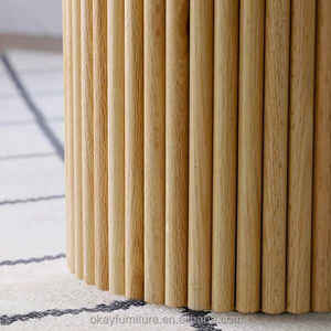 <span class=keywords><strong>Mesa</strong></span> de <span class=keywords><strong>Centro</strong></span> de Diseño Nuevo OKAY Furniture, <span class=keywords><strong>Mesa</strong></span> de <span class=keywords><strong>Centro</strong></span> de Madera MDF con Forma de <span class=keywords><strong>Barril</strong></span> Acanalado para Sala de Estar - Product Image 5