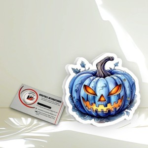 Logo personnalisable, cercle, diamant, acrylique, magnétique, citrouille d'Halloween, orange, nœud, cils, tuile, fleur, cœur, marque privée, écologique - Product Image 5