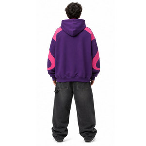 Sudaderas con Capucha Modernas y Elegantes de Manga Larga con Estampado Puff, Transpirables y Cómodas para Hombre, con Logotipo en Relieve - Product Image 4