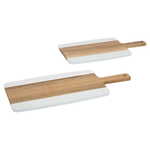 Planche à découper en marbre et bois, planche à découper de cuisine personnalisée, meilleure planche à découper en marbre design, planche à charcuterie - Product Image 5