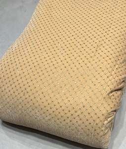 Premium Velvet Sequence Embroidery <b>Fabric</b> Luxury Fashion Textile For Designer Apparel Boutique And Party Wear Supply Import Zone - Product Image 5