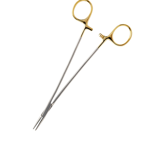 ที่จับเข็มสแตนเลสแบบแมนนวล TC Debakey Hegar Baumgartner ขนาด 7 นิ้ว คีมผ่าตัด ราคาถูก ขายส่ง - Product Image 6