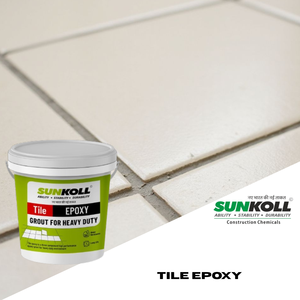 SUNKOLL TILES EPOXY, Lechada Epóxica para Azulejos, de Alta Resistencia, de Doble Componente, de Alto Rendimiento, a Base de Agua, Resistente al Agua, Relleno para Juntas - Product Image 2