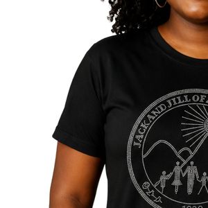T-shirt à manches courtes et col rond avec design en strass, haut décontracté pour tous les jours, pour hommes et femmes, vêtements de style streetwear - Product Image 4