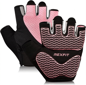 Rexfit Half Finger Gym <b>Gloves</b> Mesh Breathable Non Slip <b>Weight</b> Lifting Unisex Breathable Fitness <b>Training</b> <b>Gloves</b> <b>Weight</b> Lifting - Product Image 5