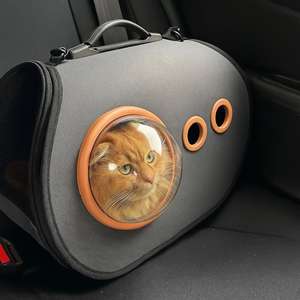 Borsa Trasportino Multifunzionale per Animali Domestici, Design a Capsula Spaziale con Funzioni di Zaino e Tracolla - Product Image 1