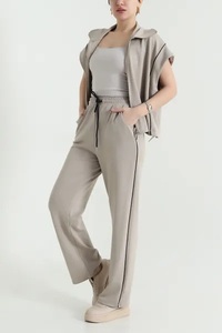 New Style Autumn Custom Logo Plus Size Maternity Eco-Friendly Breathable Quick Dry 2-in-1 Fleece Women Tracksuit Outfit <b>Sports</b> - Product Image 6