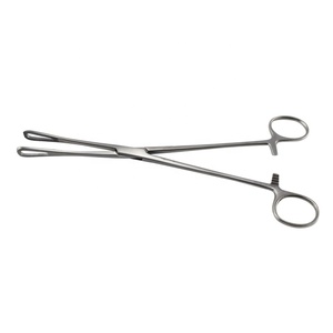 Pince de maintien en éponge Rampley 24.5cm avec mâchoires dentelées Atraumatic pince d'instruments chirurgicaux Standard AISI en acier inoxydable - Product Image 5