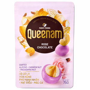 Fabricación Profesional, Venta al Por Mayor, Pedidos OEM/ODM, Chocolate Dragee HALAL 75G, Nueces Recubiertas de Chocolate con Rosa, Almendras, Anacardos y Macadamia - Product Image 1