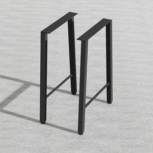 Pieds de table en métal industriel moderne pour salle à manger et salon Assemblage facile en 20 minutes pour chaises et appartements - Product Image 2