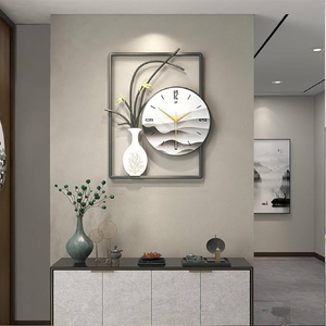 นาฬิกาแขวนผนังโลหะคุณภาพเยี่ยม เข้ากับโทนสีกลางๆ รวมถึงผนังที่โดดเด่น - Product Image 2