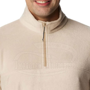 Veste polaire pullover grande taille pour hommes, tenue décontractée avec col montant fabriquée en usine pour l'hiver - Product Image 4