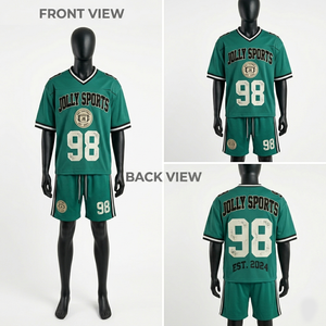 Premium 150 GSM Polyester Mesh Men Football Jersey Short <b>Set</b> Green Camo Panel Sublimation Custom Logo jersey short <b>set</b> for men's - Product Image 2