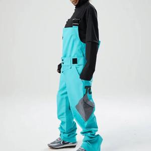 Pantalon de ski unisexe grande taille imperméable -Tex Ripstop respirant, isolé, coupe-vent, pour snowboard, polyester/nylon 1800g - Product Image 4