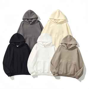 New Arrival SPORTS Men's Autumn Heavy Zip Hoodie Embroidered Plain Fleece Hoody with Bold Design - Product Image 6