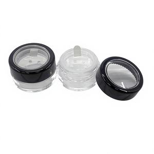 Envases Cosméticos Vacíos de Plástico 5G Hechos en Taiwán, Borde Negro, Ventana Acrílica, Tapa con Lengüeta, Sello Adhesivo, Polvo Suelto 1.5g - Product Image 5