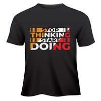 Make Yourself Proud Bedrucktes Herren-Kurzarm-T-Shirt aus Baumwolle Lässiger O-Ausschnitt Regular Fit Jersey Atmungsaktives Design