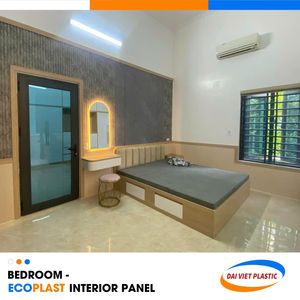 Ensemble de meubles de chambre à coucher en bois de noyer Panneau intérieur en PVC Premier exportateur du Vietnam - Product Image 1