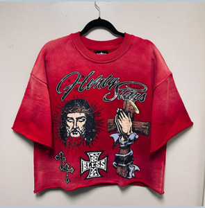 T-shirt Premium à Grand Imprimé Graphique Homme Femme Coupe Oversize Style Urbain Coton Épais Design Personnalisé - Product Image 1
