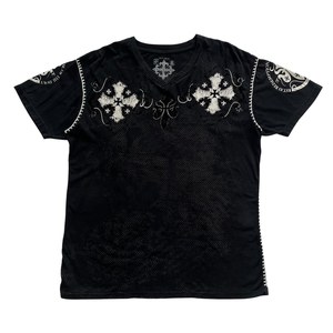Nouveau T-shirt Vintage Streetwear Délavé à l'Acide Effet Vieilli Coupe Oversize 100% Coton Brut pour Hommes - Product Image 1