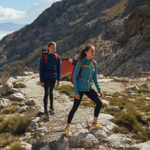 Vêtements de randonnée athlétiques de haute qualité pour hommes et femmes, vêtements de sport d'extérieur, respirants, à séchage rapide, vêtements de performance OEM - Product Image 4