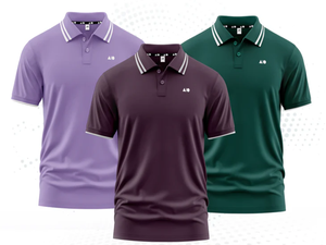 2025 nuevos polos de manga corta de moda último estilo para hombres servicios OEM de verano alta calidad 100% algodón 220 GSM de BD - Product Image 2