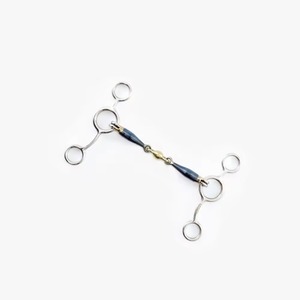 Bocado de Acero Negro Premium para Caballos, Bocado de Snaffle para Control y Entrenamiento, Accesorio de Equitación para Caballos - Product Image 2