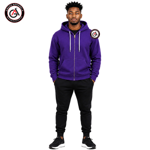 Sudadera con Capucha de Forro Polar para Hombre, con Bordado Omega en la Parte Delantera, al por Mayor |   Bordado Personalizado Transpirable y Ecológico - Product Image 1