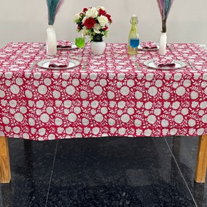 Handmade Modern Style Customizable Pure Cotton <b>Tablecloth</b> Beautiful Indian Farmhouse <b>Wedding</b> Home Hotel Party - Product Image 3