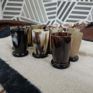 Verre à vin et à bière en corne de buffle fait main de qualité supérieure, écologique et luxueux, pour le service de boissons en bar - Product Image 3