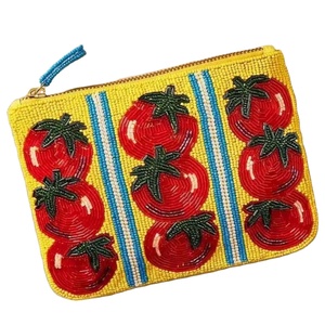 New Arrival American Style <b>Seed</b> Beaded Coin Purse For Wome Coin Pouch Beaded Coin Wallet - Product Image 1