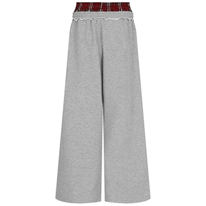 Made Pakistan Men's High Waist Casual Baggy Oversized Breathable Acid Wash Sweatpants Premium Polyester/Cotton Material - Product Image 5