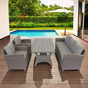 Muebles de jardín de ratán Listo para enviar Cojín de asiento de sensación cómoda Muebles de jardín por el fabricante de Vietnam Modelo 211G - Product Image 2
